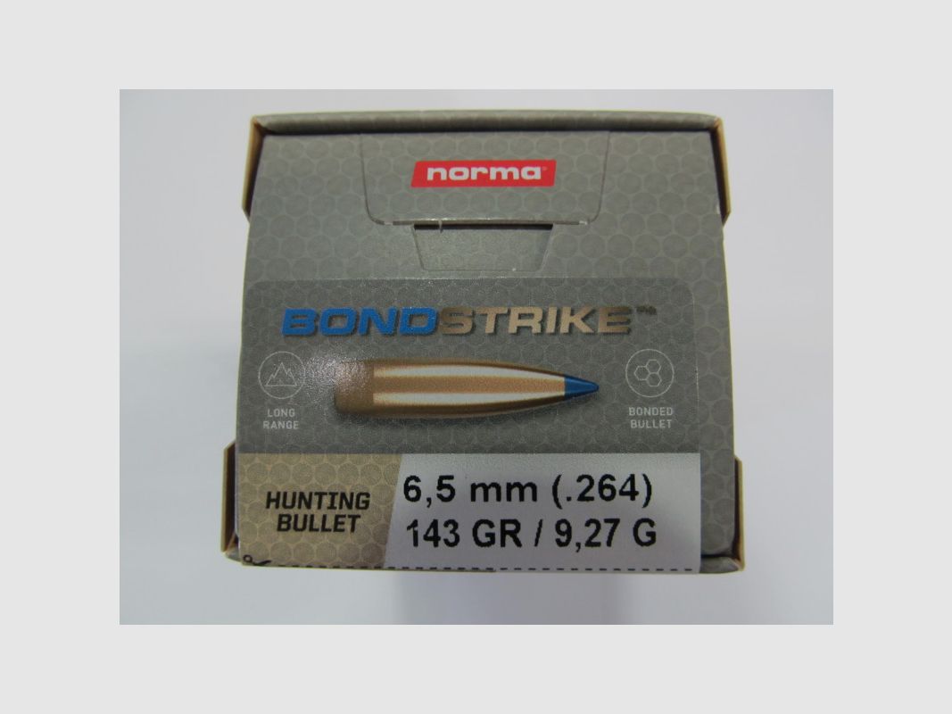 NORMA BALLE BONDSTR CAL 6,5 GR 143, image 2 sur 2