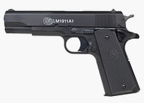 Colt 1911 H.P.A. Nero 6mm - Airsoft a molla < 0,5 Joule