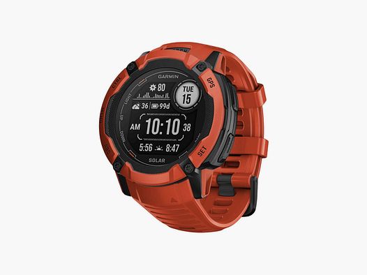 Smartwatch Garmin Instinct 2X Solar Flame Red