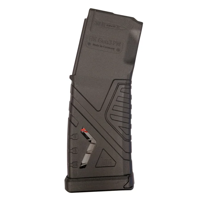 Magazynek HK416/MR223/AR15 Gen3 – kal. 5,56x45mm/.223Rem – 30rd plastikowy – Czarny (250068)