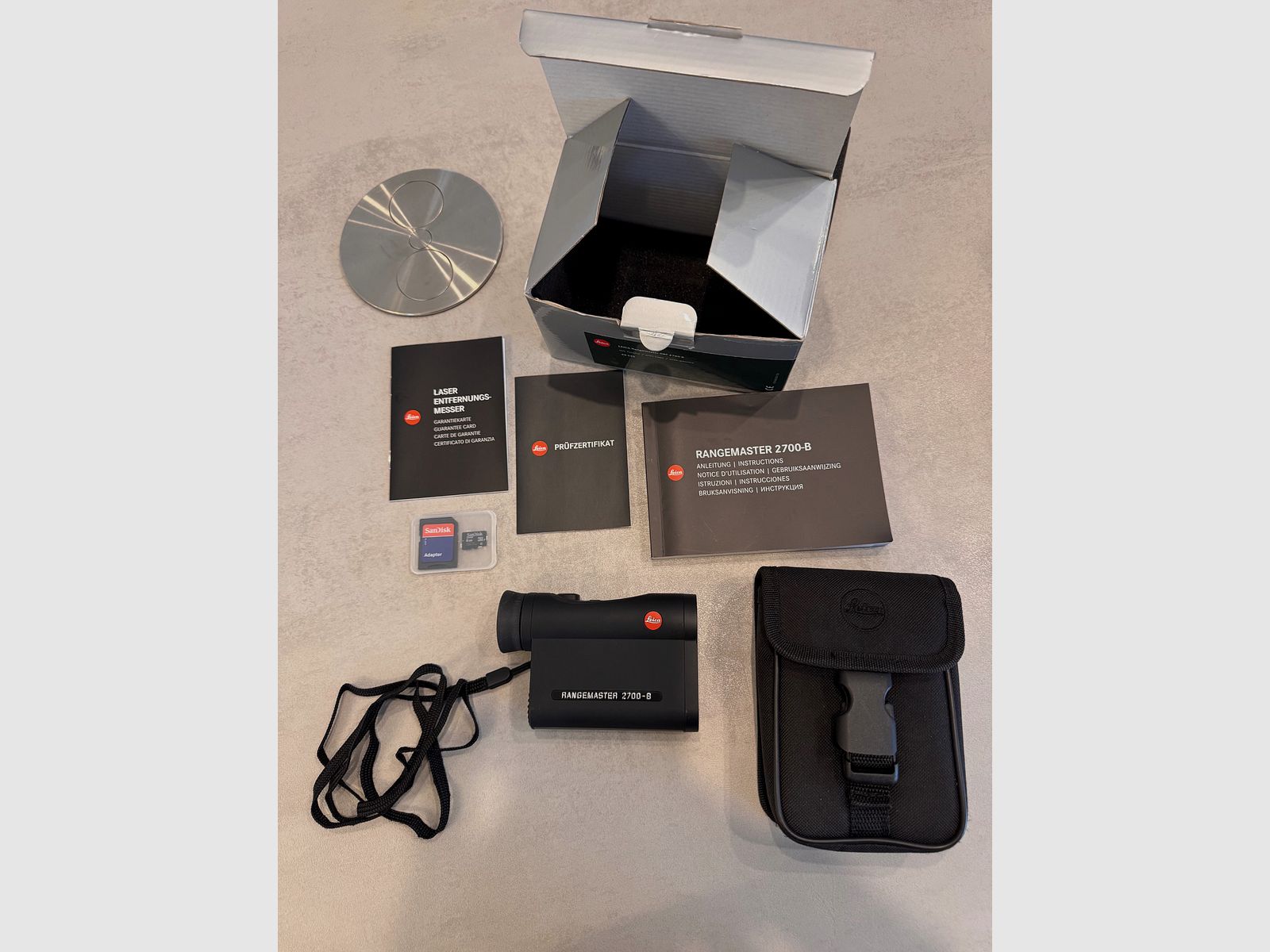 LEICA Rangemaster CRF 2700-B mit Tasche