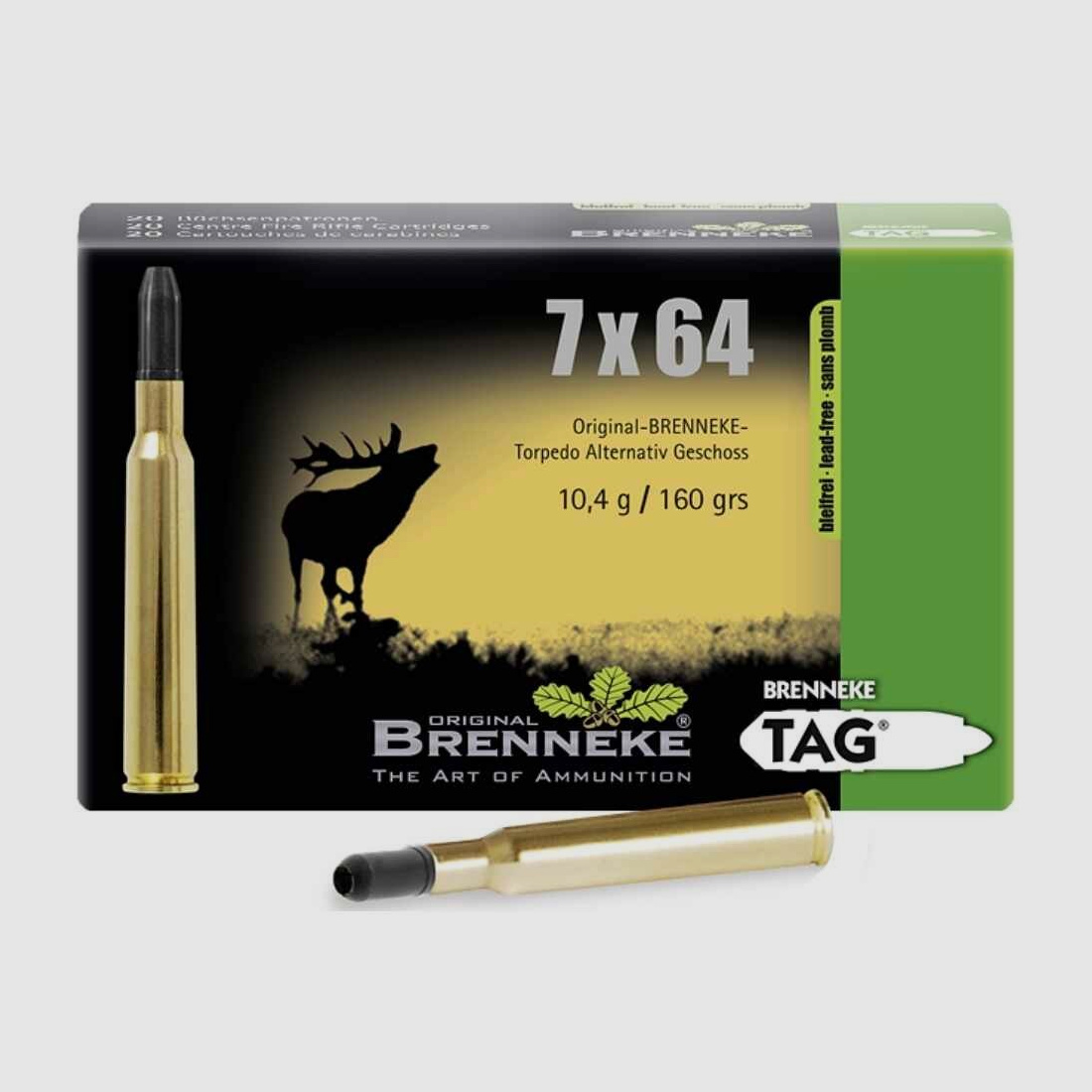 7x64 TAG 10,4g/160grs. Brenneke