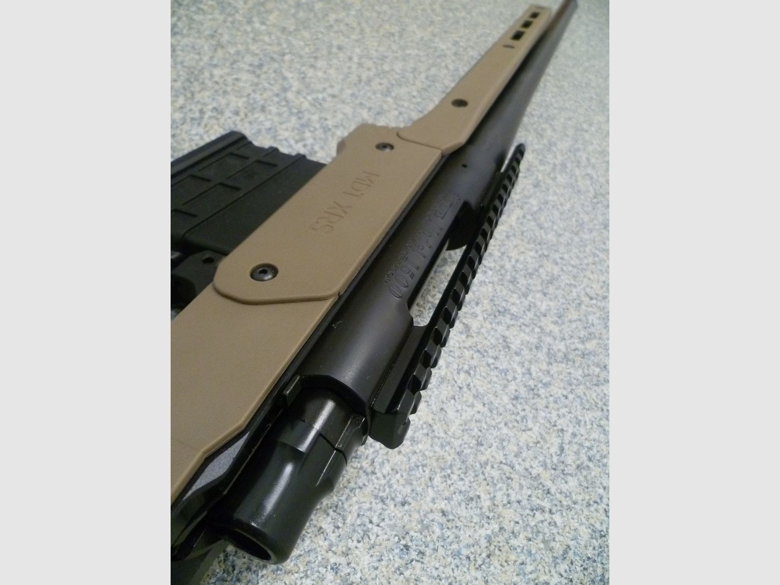 Repetitiegeweer Howa 1500 .308 Win in het MTD XRS Chassis Systeem