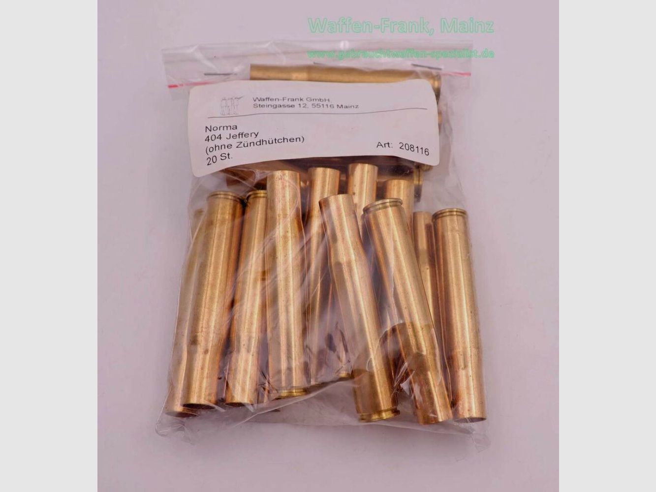 Norma Langwaffenhülsen 404 Jeffery