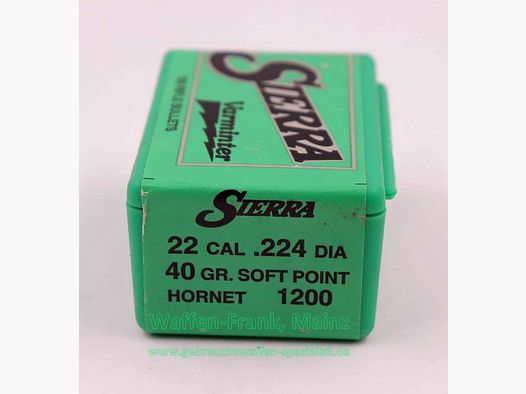Sierra Bullets, projectiles de fusil Santa Fe .22 (.223)