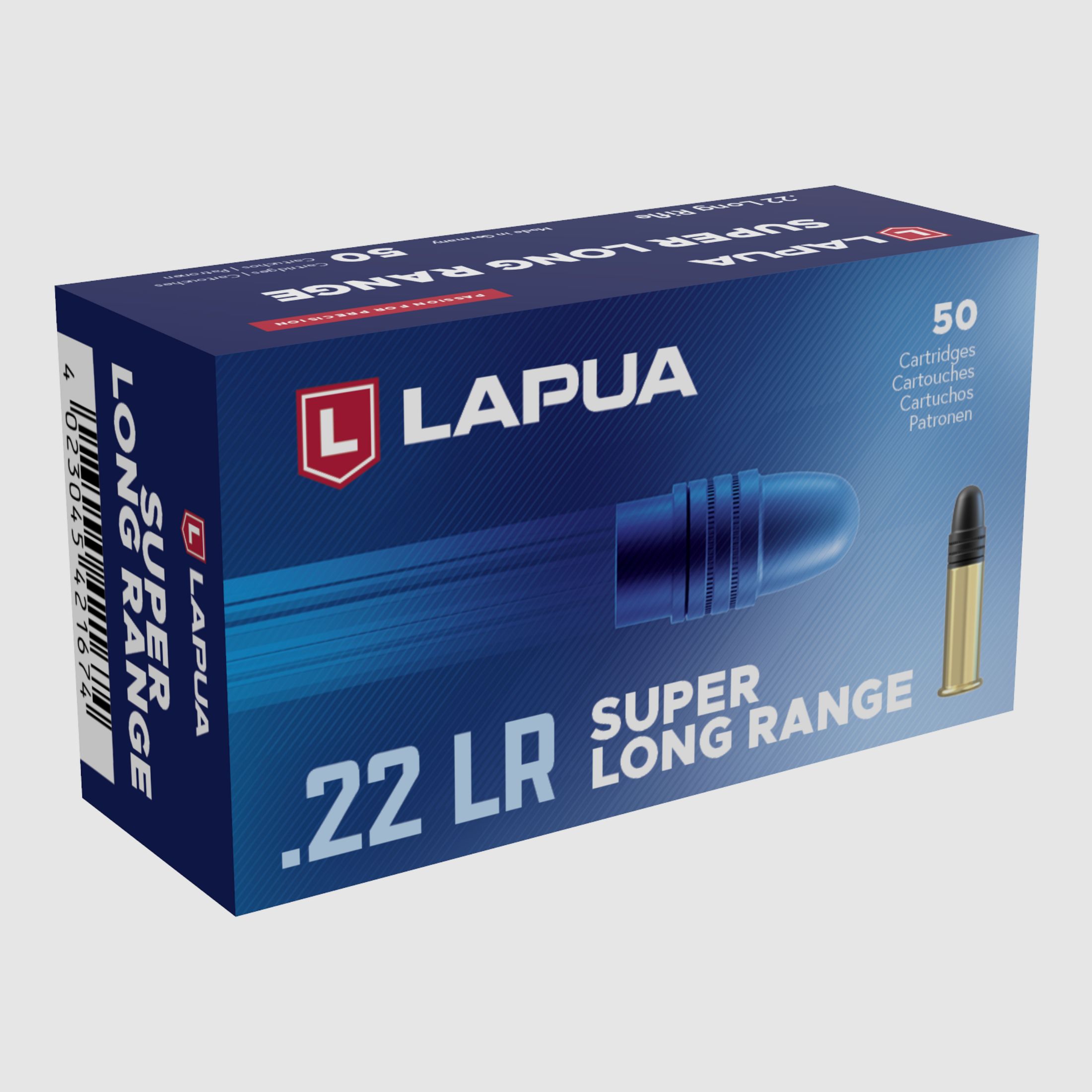 Lapua Super Long Range .22 LR 2,59g 40gr Randfeuer Fabrikladepatrone Sportschießen