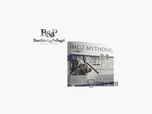 10 Patronen B&P Mg2 Mythos Hv 36 Gr Kal. 12/70