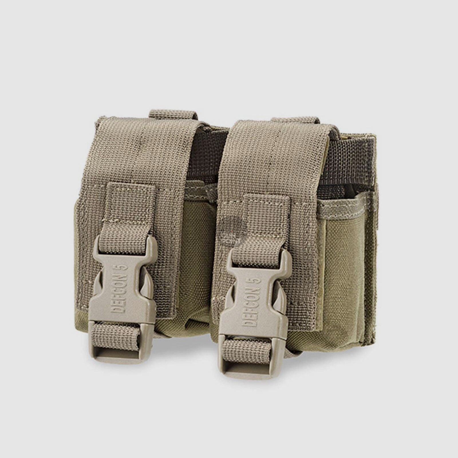 defcon 5 grenade holder double coyote tan 40mm springs