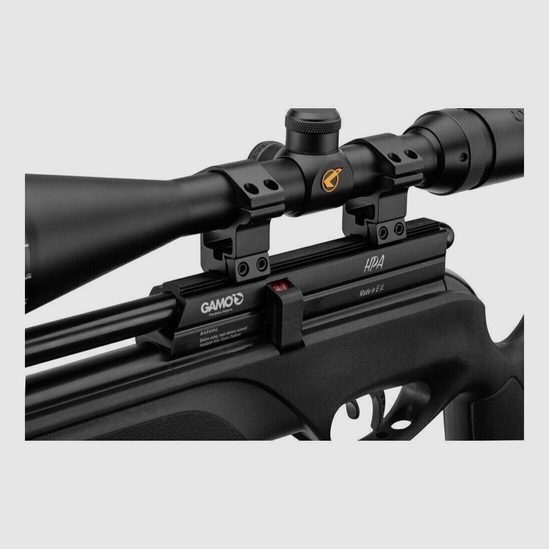 Pacchetto carabina Gamo HPA PCP + 6-24×50 + Silenziatore + Bipiede, immagine 6 di 7