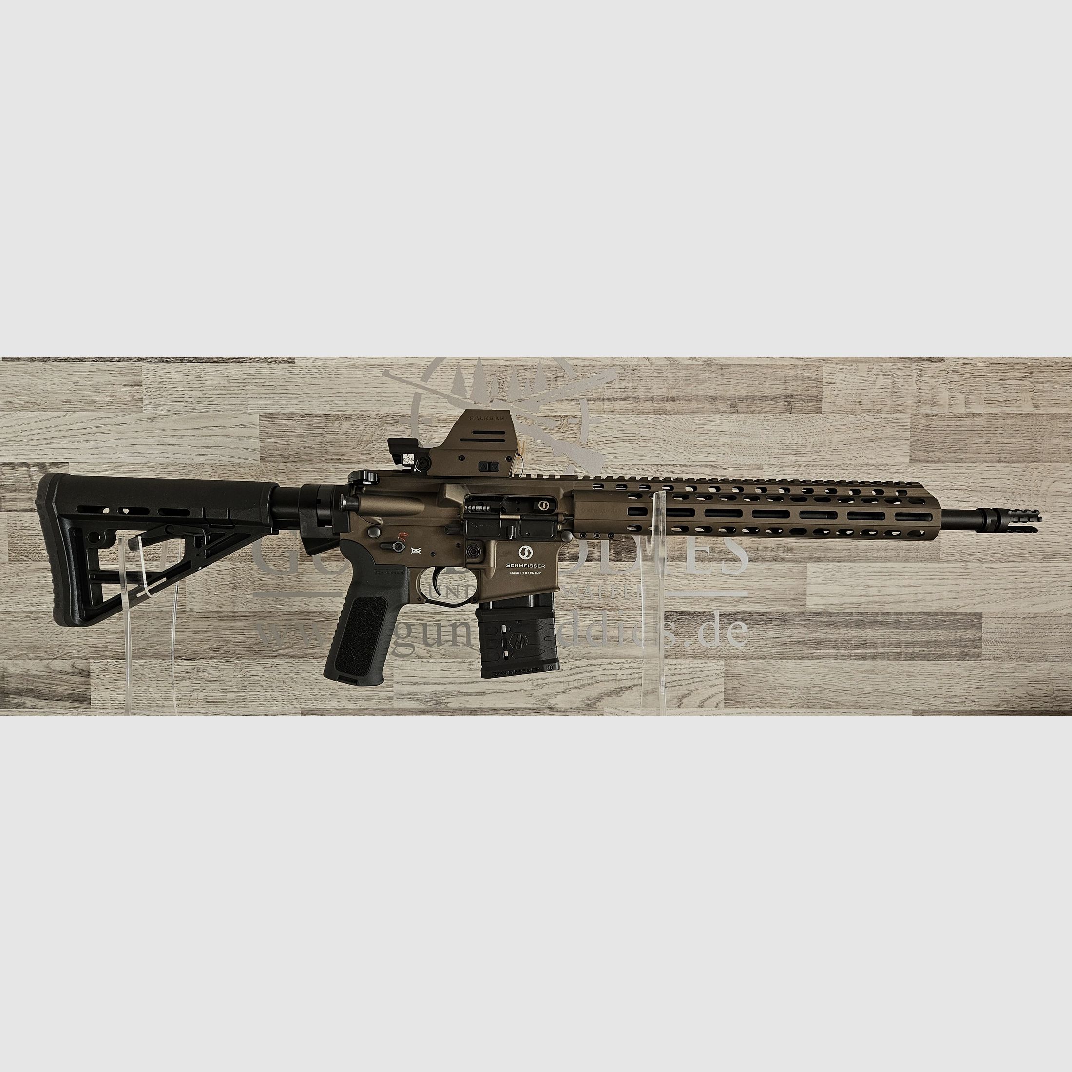Schmeisser AR15 M4FL Bronze 14.5" .223Rem. in set with optic - new from specialist dealer