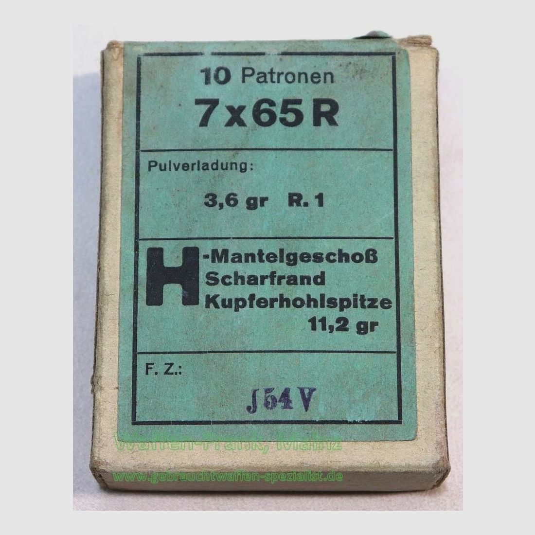 RWS (WZd.Fa.Rottweil) cartouches de fusil 7x65R, image 2 sur 2
