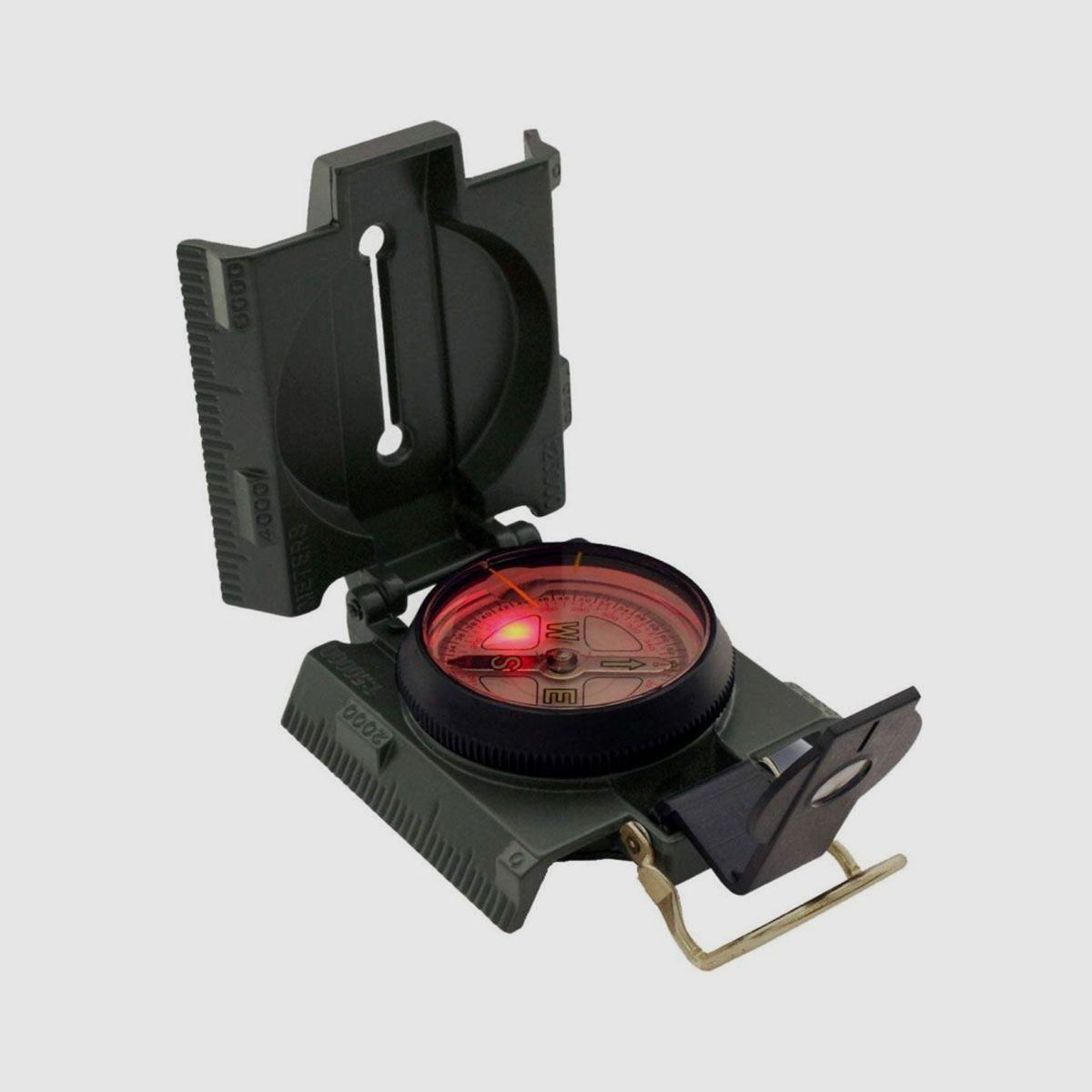 MIL-TEC – BUSSOLA US KOMPASS (CON LUCE LED E LENTE D’INGRANDIMENTO), immagine 7 di 8