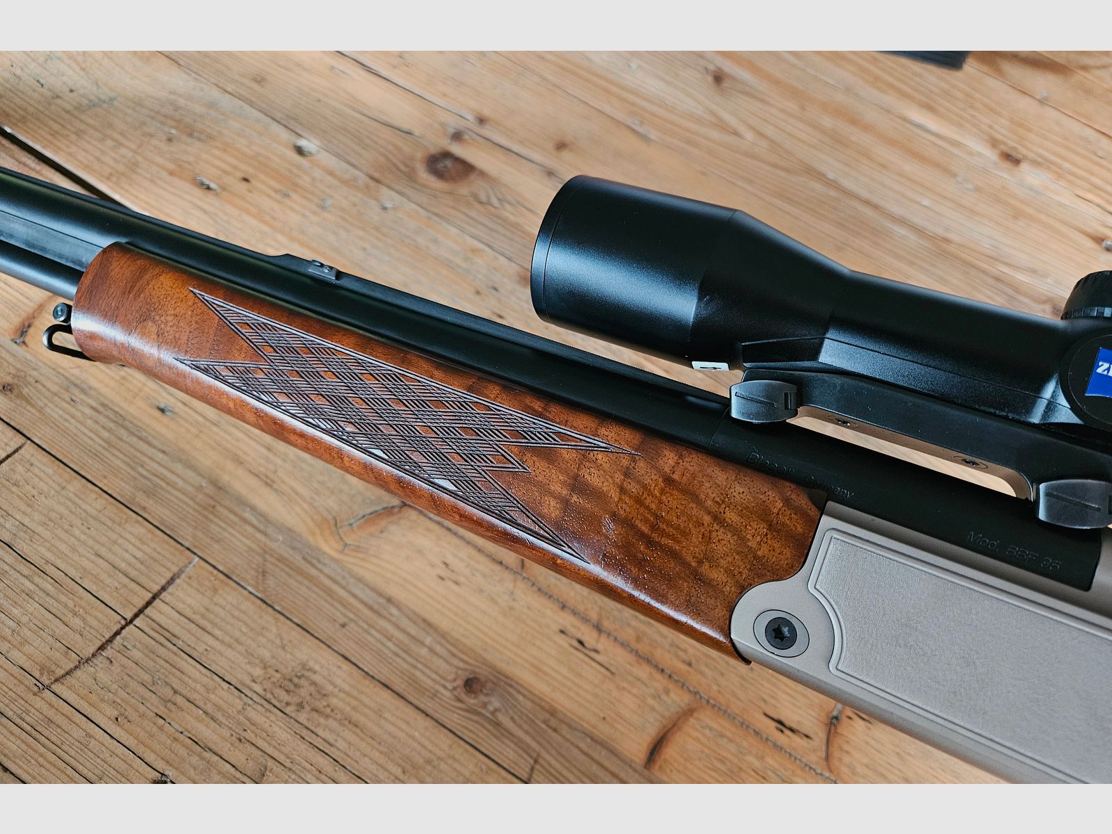 Blaser BBF 95 7x65R 12/70 mit Zeiss Zielfernrohr B95 - no K95 Sauer 202 Mauser M12 98 Heym SR 21 30 .308 .30-06 8x57 IS