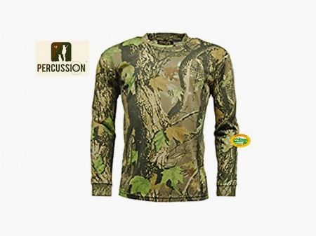 PERCUSSION T-SHIRT langarm camo