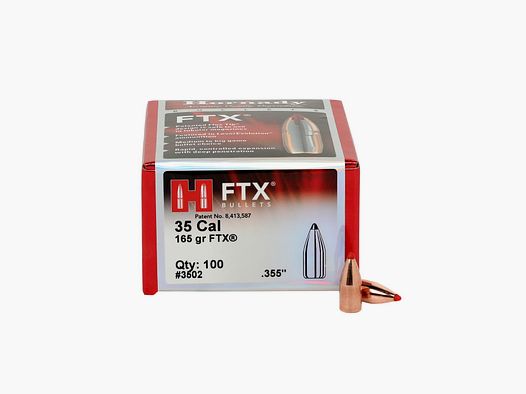 Hornady FTX BULLETS .35/.355 165GR – 100 szt.
