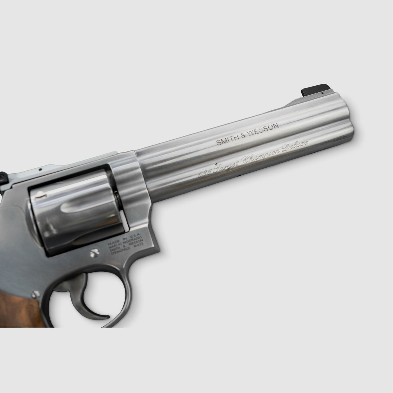 Smith & Wesson Revolver 686 Target Champion 6" .357 Mag. Stainless, image 3 of 6