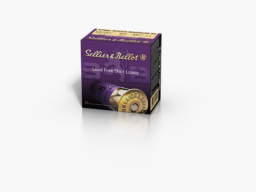 S&B Shotgun Ammunition 12/76 36.00g 3.81 mm Steel Shot Magnum