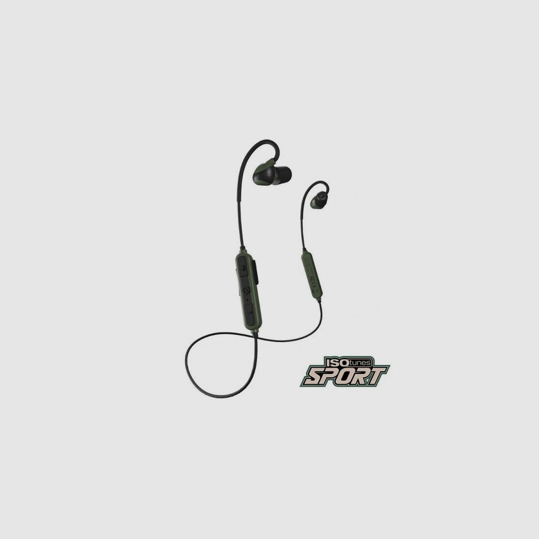 ISOTUNES Sport Advance Green active hearing protection