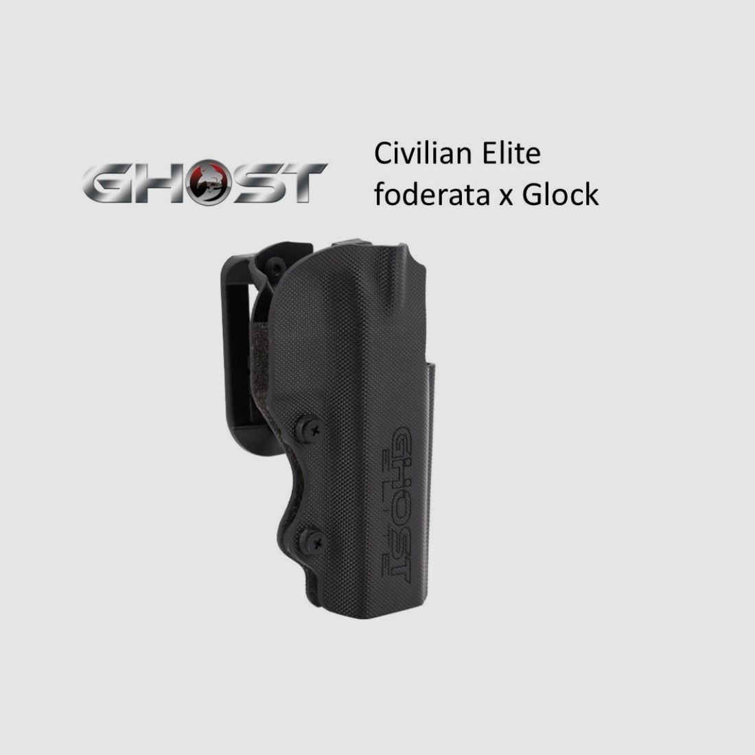 GHOST Holster Civilian Elite Glock 17 / 19 / 22 usw. - links - FO000560