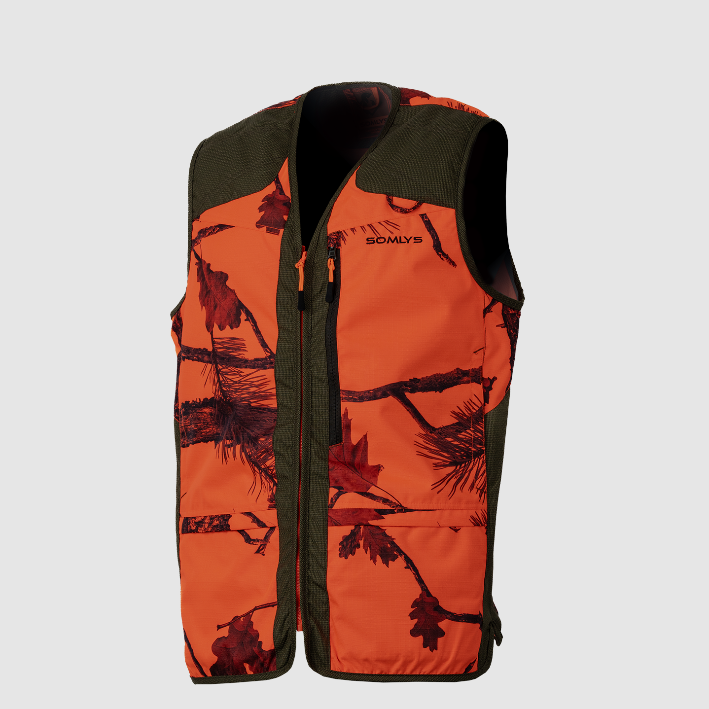 Gilet de traque Somlys Spirit Traque Camo Blaze, image 4 sur 5
