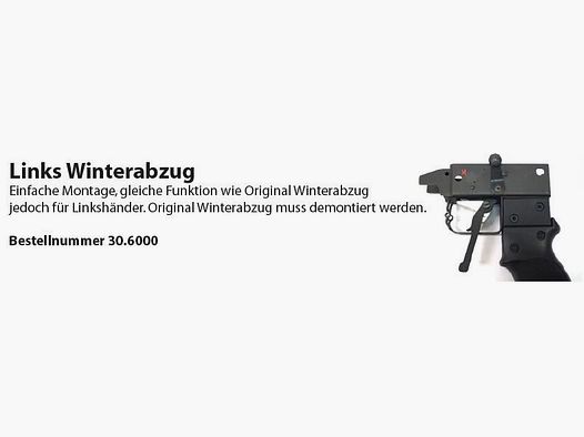 Wyss détente d’hiver pour gaucher Stgw57