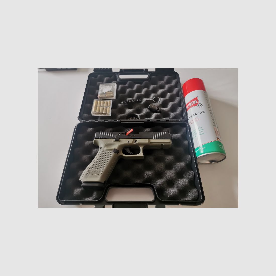 NP 250  Glock 17 Gen5 Battlefield Green 9mm P.A.K.