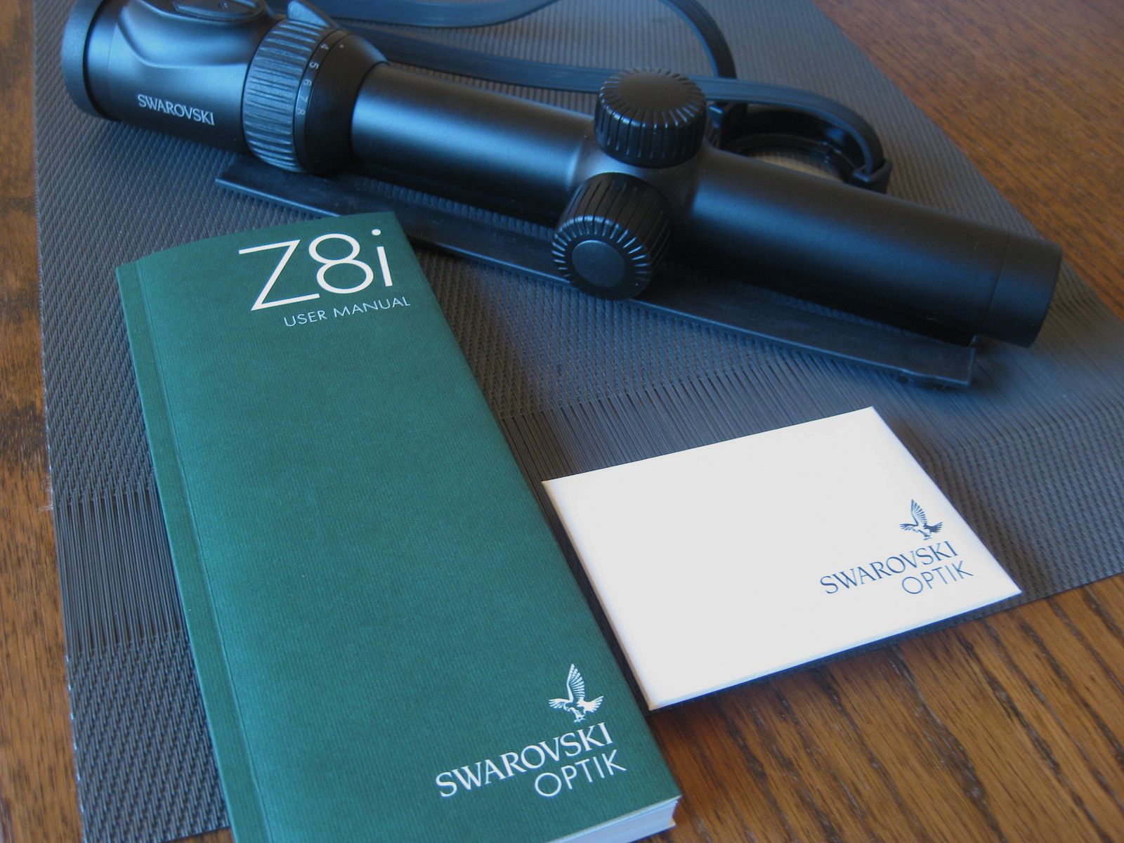 LIKE NEW TOP Swarovski Z8i as 1 - 8 x 24 SR Abs. 4A-i, for an additional charge including original Blaser saddle mount (high)! No ZEISS-LEICA-SAUER-MAUSER-GPO