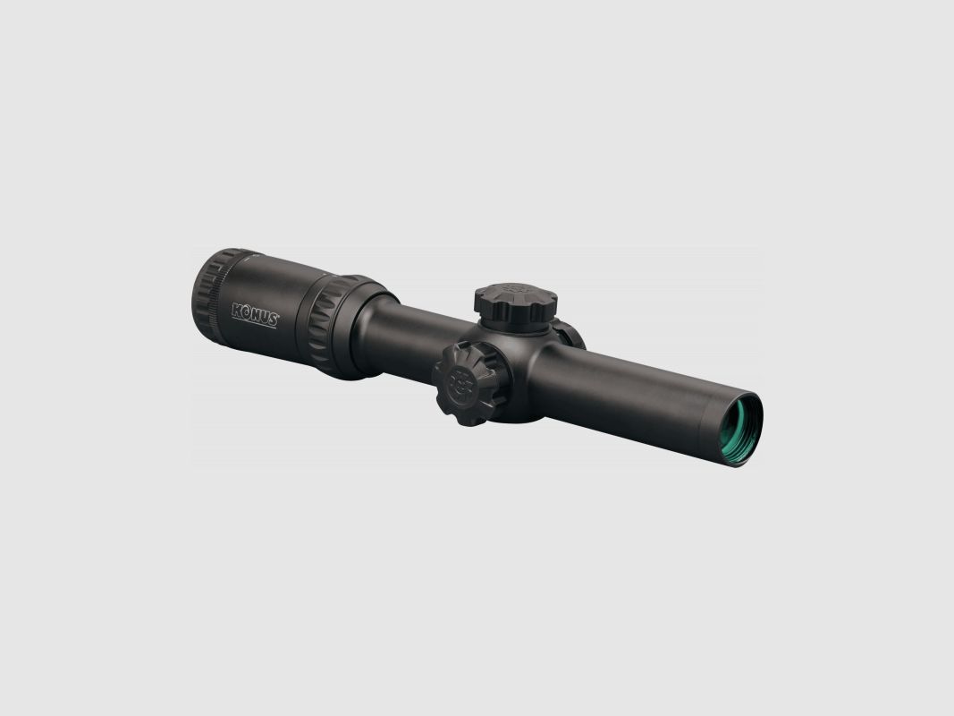 Konus Konuspro M-30 1-4x24 Zielfernrohr inkl. Flip-Up Staubschutzkappen