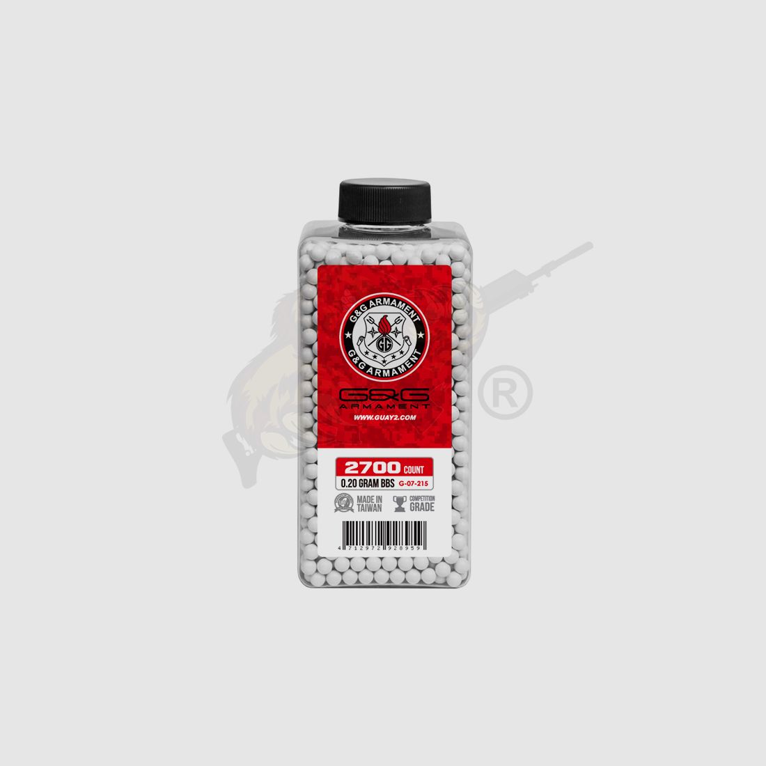 Perfect Airsoft BB`s 0.20g (2.700 Stück) diameter 5,95mm - Weiß