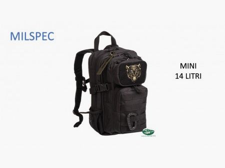 MILSPEC Tactical Mini Rucksack schwarz 14 Liter