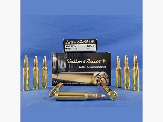 Sellier & Bellot .308 Win. Teilmantel SPCE 11,7g/180grs.