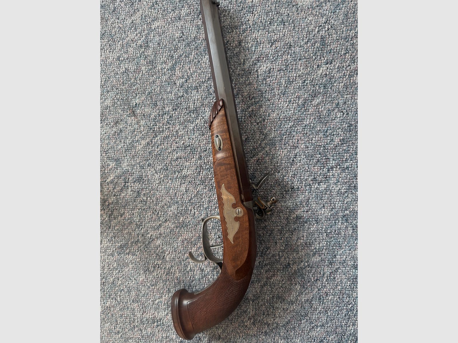 Steinschloss  Pistole  Cal.44 LePage Pedersoli , wie neu