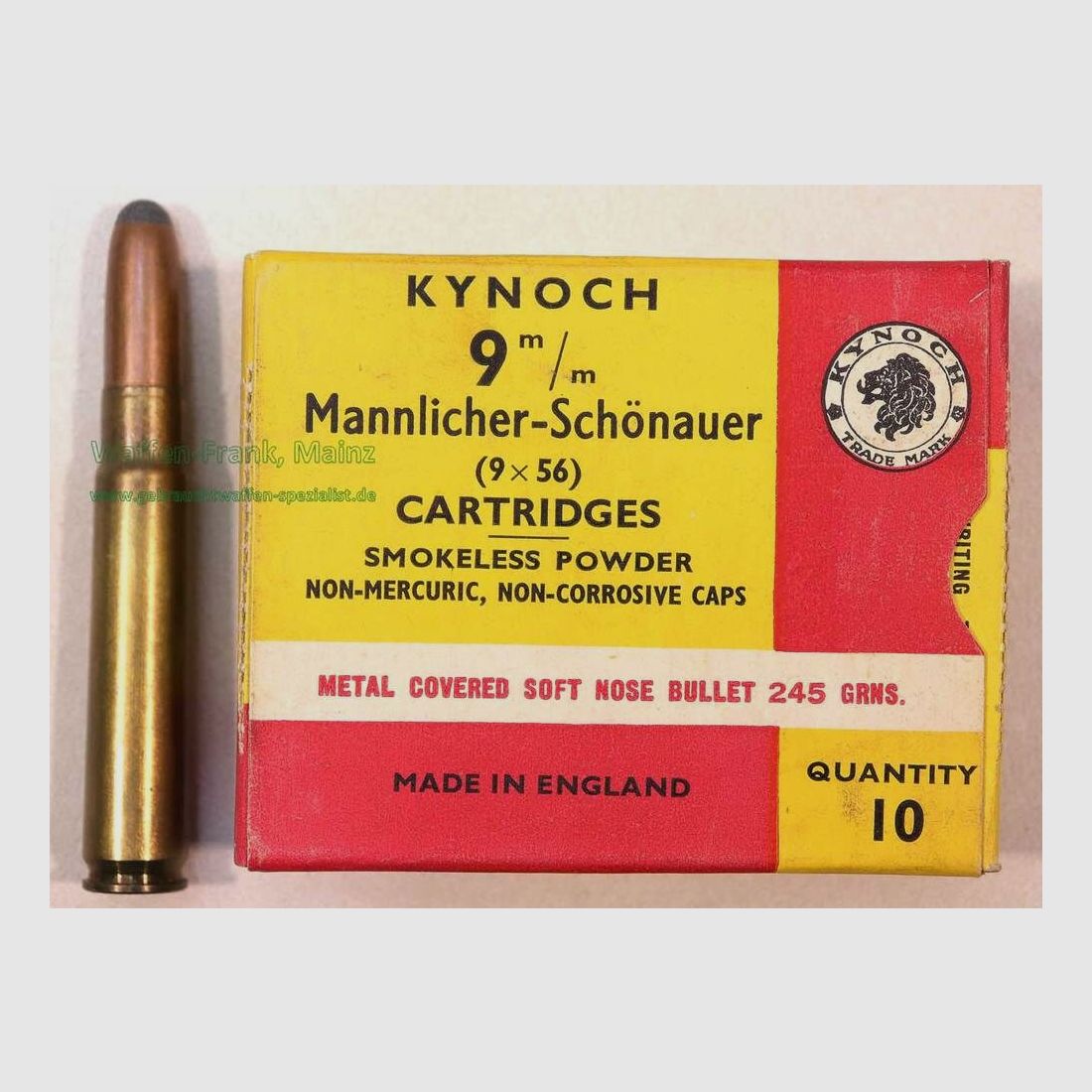 Kynoch, England cartridge cases