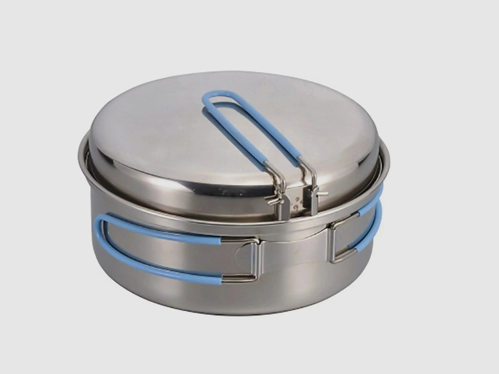 Origin Outdoors Set de Cocina Companion de Acero Inoxidable para 2 Personas