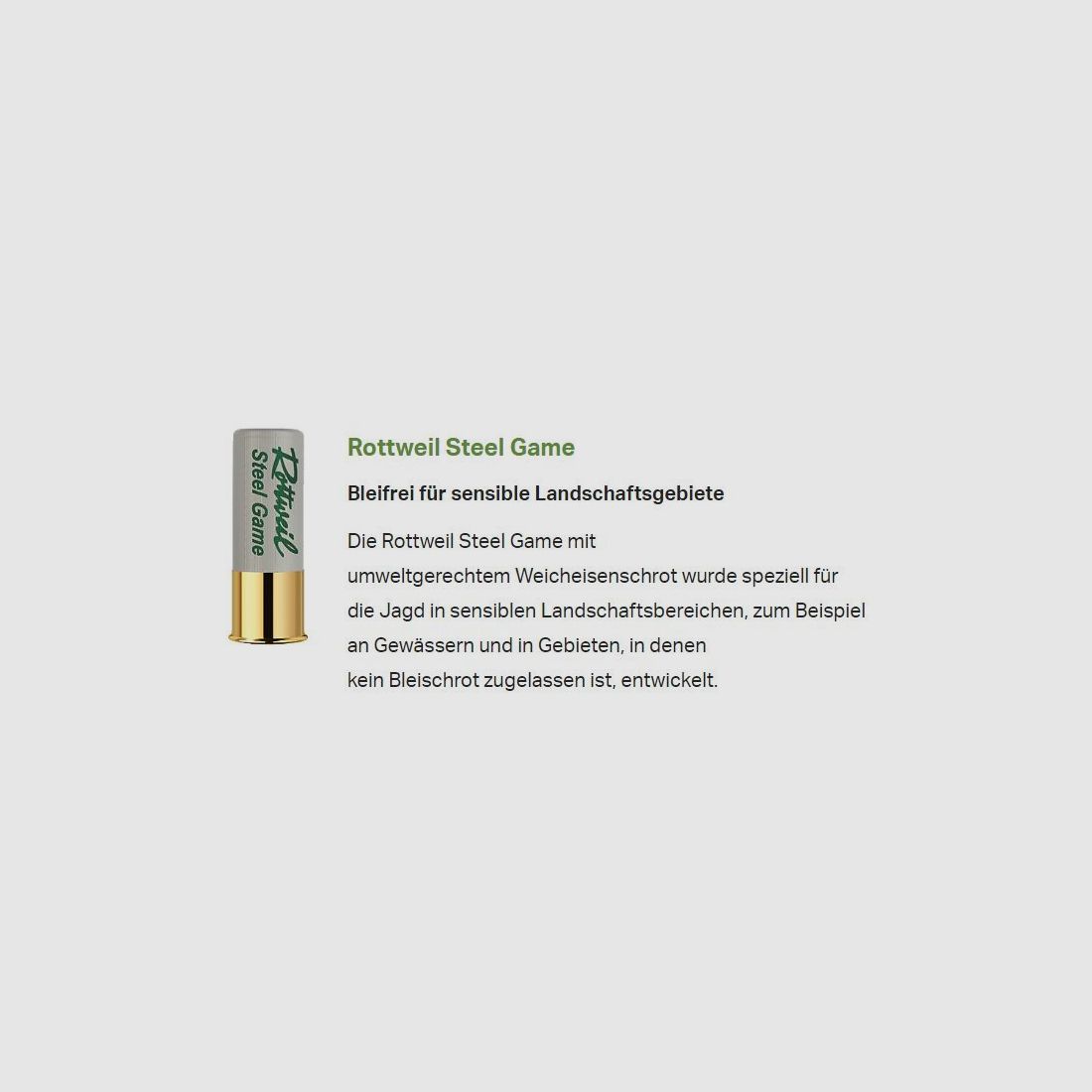 ROTTWEIL Schrot BLEIFREI 12/70 Steel Game 32 25 Stk 3,00mm #5 Normalb.