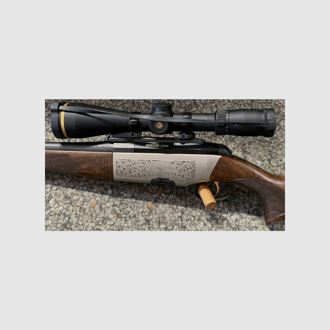 Steyr Mannlicher Luxus .270WSM. mit Leupold VX-6 3-18x50/Leuchtabs. Duplex, Mündungsgewinde