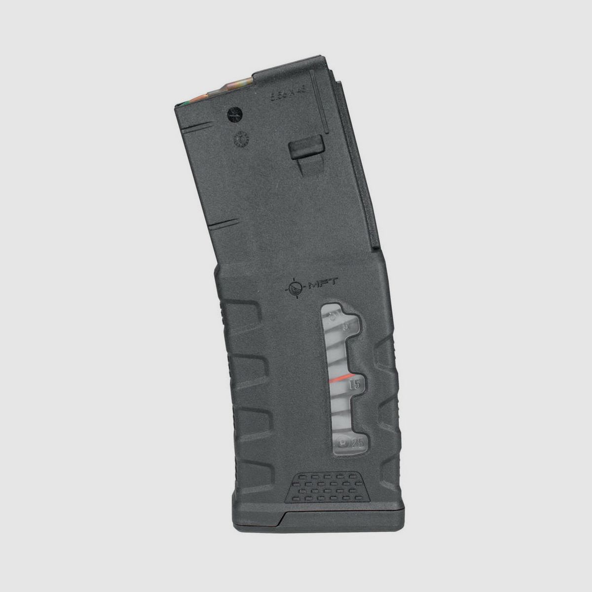 MFT - Chargeur de 30 coups avec fenêtre pour plateforme AR15 - Window Extreme Duty - EXDPM556-W-BL, image 4 sur 5