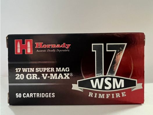 Hornady 17 WIN SUPER MAG
