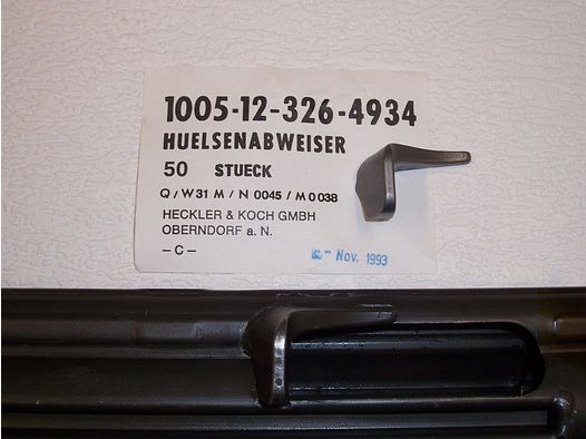 Heckler & Koch SAR M41, G3, MP5, PSG1, Hülsenabweiser NEU H&K Heckler und Koch GmbH Oberndorf a.N.