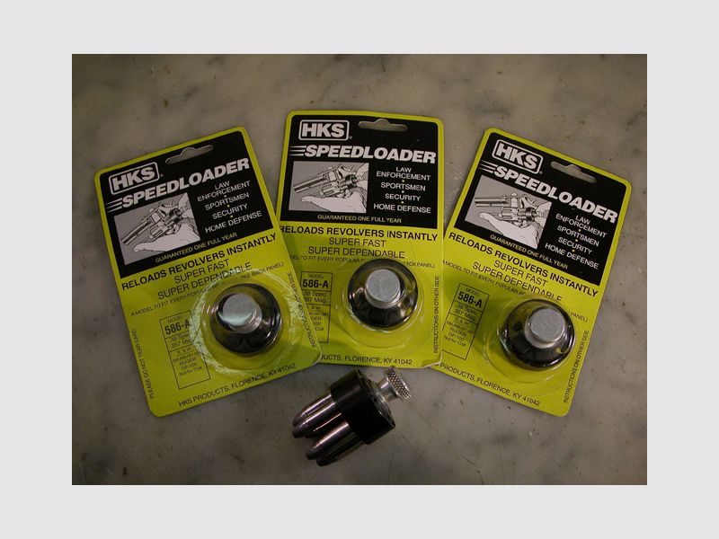 HKS Speedloader Mod. 586(A), 3 pezzi