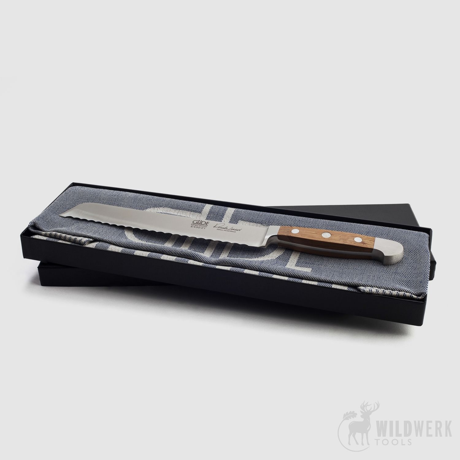 Güde Gift Set Bread Knife Alpha Oak