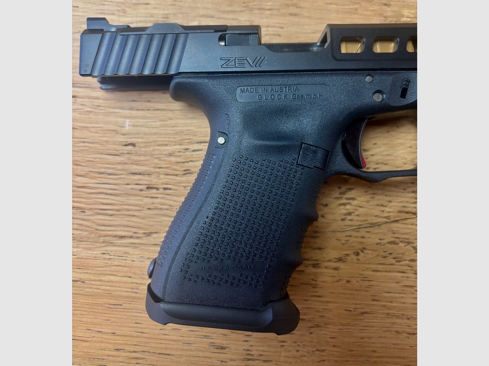 Glock 19 Gen. 4 ZEV überarbeitet / 9mm / OR / Match Abzug (1345)