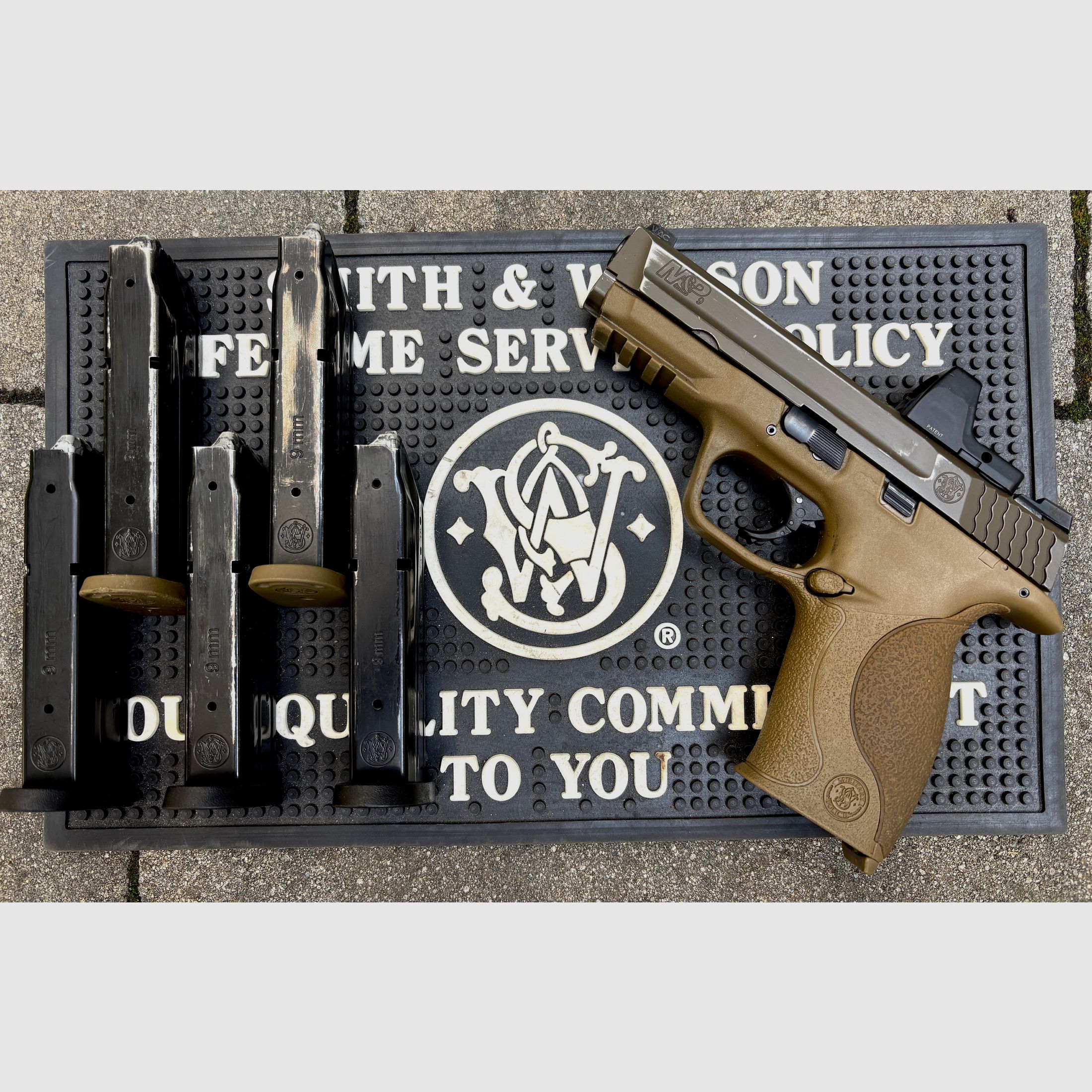 S&W Modell M&P9 VTAC -Trijicon RMR-
