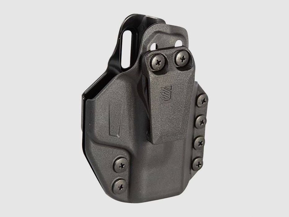 BLACKHAWK LOWER BACK BASE KIT BLACKHAWK STACHE IWB LB HOLSTER GLOCK 17 W/SUREFIRE X300 BLACK, image 1 of 2