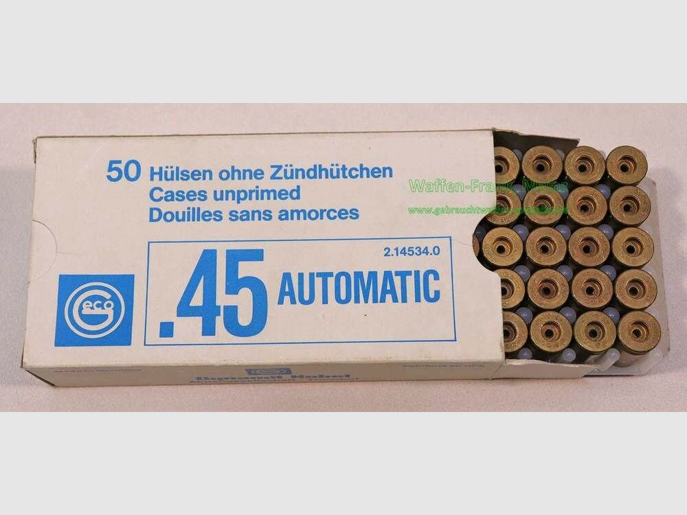 Geco - Fürth Kurzwaffenhülsen
