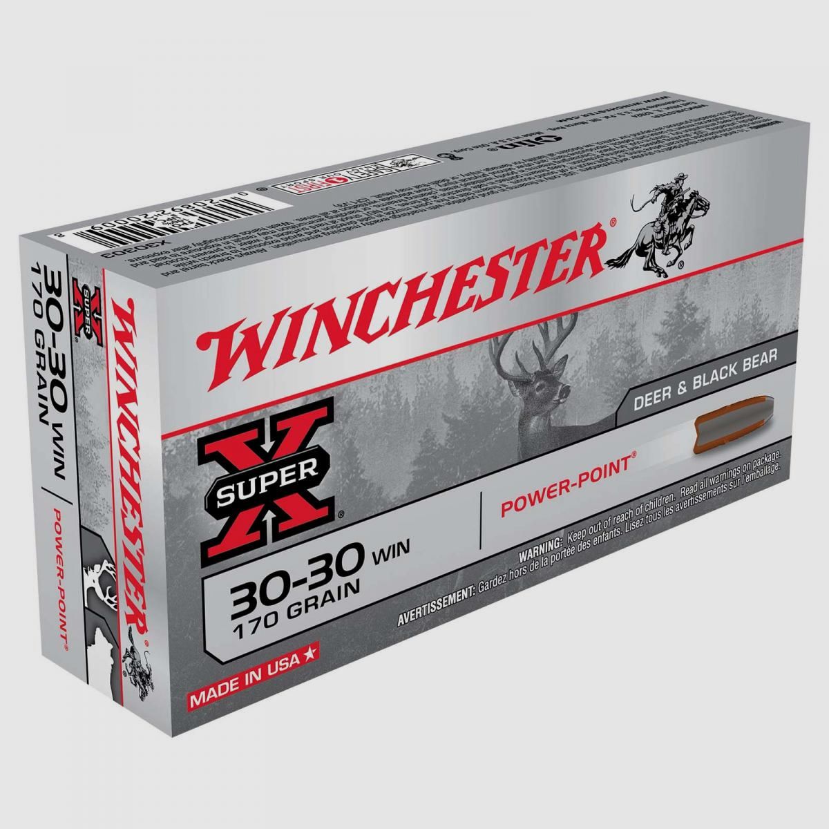 Winchester Super-X .30-30 Win. 170GR Power Point 20 cartucce