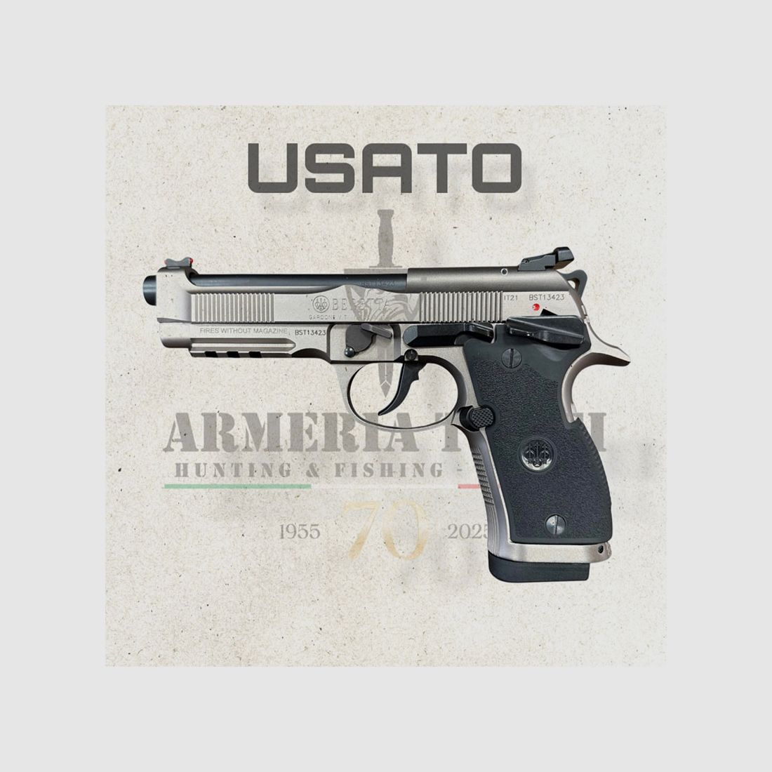 USATO – PISTOLA – BERETTA MOD. 92X PERFORMANCE cal. 9×21, immagine 1 di 4