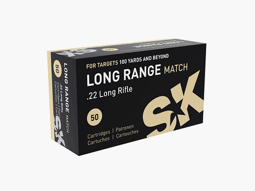 22lr SK Long Range Match, 335m/s LRN 40gr VE50