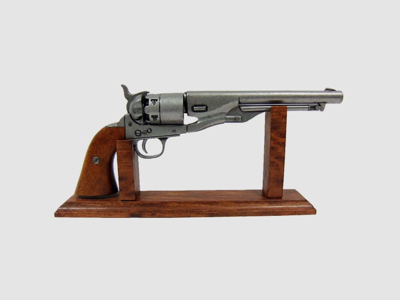 Decoratieve Replica Revolver Denix 1860 Amerikaanse Burgeroorlog - Metaalafwerking - Authentiek Detail - Decoratie en Verzameling, afbeelding 4 van 5