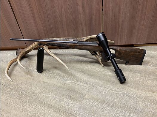 Sauer 101 GTI, with Minox Allrounder 3-15x56, with rail